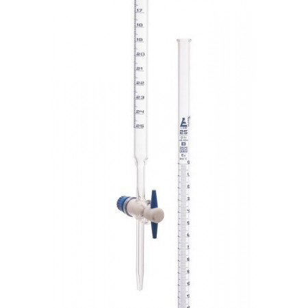 Bureta graduada de vidrio - clase B -  10 ml.