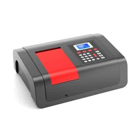 Espectrofotometro digital con pantalla LCD, de haz simple