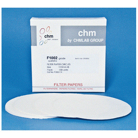 Papel filtro F1002 de ø¸125 mm.