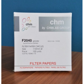 Papel filtro F2040 de ø¸90 mm.