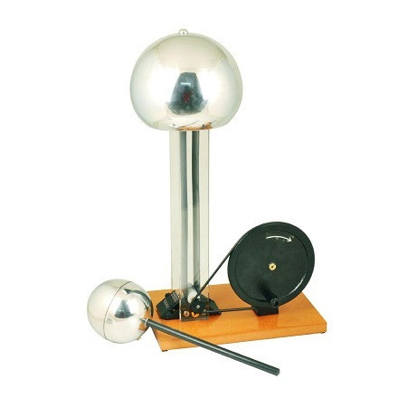 Generador de manivela grande Van De Graaff - 61 cm.