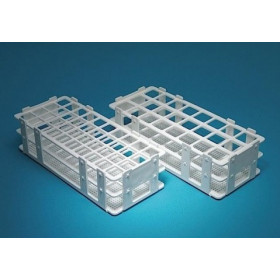 Gradilla de plastico 40 tubos de 20 mm. de diametro