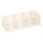 Gradilla para tubos blanca  20 mm x 40 tubos