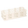 Gradilla para tubos blanca  20 mm x 40 tubos