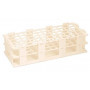 Gradilla para tubos blanca  25 mm x 24 tubos