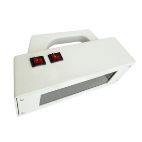 Lampara UV - onda corta 302 nm , onda larga de 365 nm.
