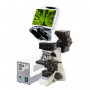 Microscopio Binocular Biologico DIGITAL con accesorios de Epifluorescencia