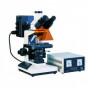 Microscopio Triocular Biologico con accesorios de Epifluorescencia