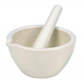 Mortero de Porcelana vidriado con pico y pistilo - 1.5L