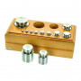 Pesas de acero inoxidable - 12 pzas - 1000gm.