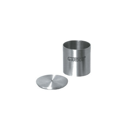 Picnometro de acero inoxidable con tapa - 50 cc.