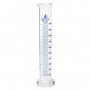 Probeta de vidrio graduaciones azules - clase B -  1000 ml. - base redonda