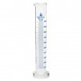 Probeta de vidrio graduaciones azules - clase B -  1000 ml. - base redonda