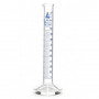 Probeta de vidrio graduaciones azules - clase B -  10 ml. - base redonda