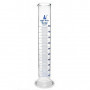Probeta de vidrio graduaciones azules - clase B -  500 ml. - base redonda