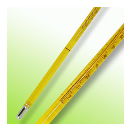 Termometro ASTM 2C de Mercurio -5+300°C.